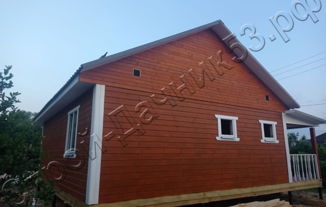 4 Брусовой дом ОД-38, 7х8м, 60М², Московской области, городской округ Домодедово, село Колычёво (6)